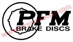 PFM BRAKE DISCS Decal